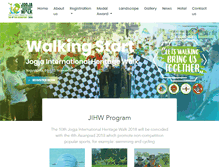 Tablet Screenshot of jogjaheritagewalk.com